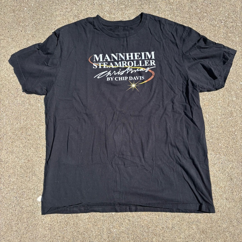 Mannheim Steamroller Christmas by Chip Davis Charcoal Graphic Tee